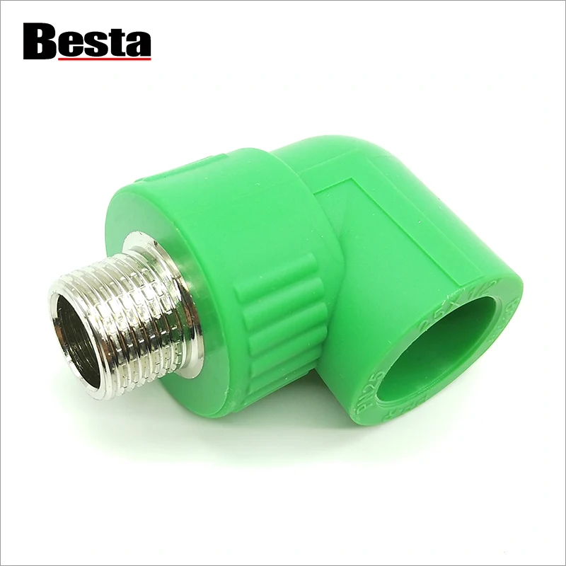 Hvordan forbinder du en PPR -indsættelse, der passer til en messingtråd